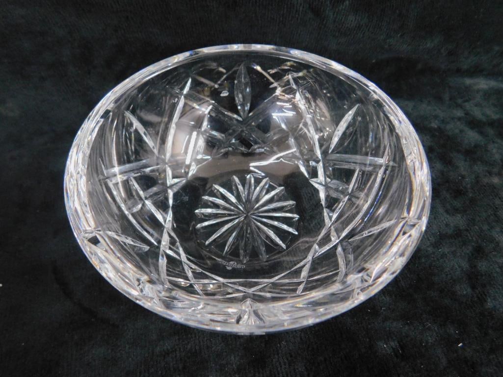 Waterford Crystal Ashtray 1.75" x 3.5" - Bowl 1.75" x 4.25" - 3