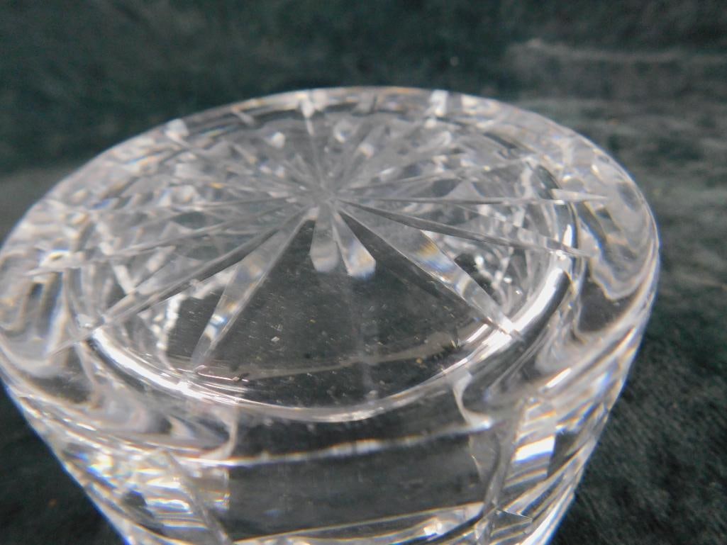 Waterford Crystal Ashtray 1.75" x 3.5" - Bowl 1.75" x 4.25" - 7