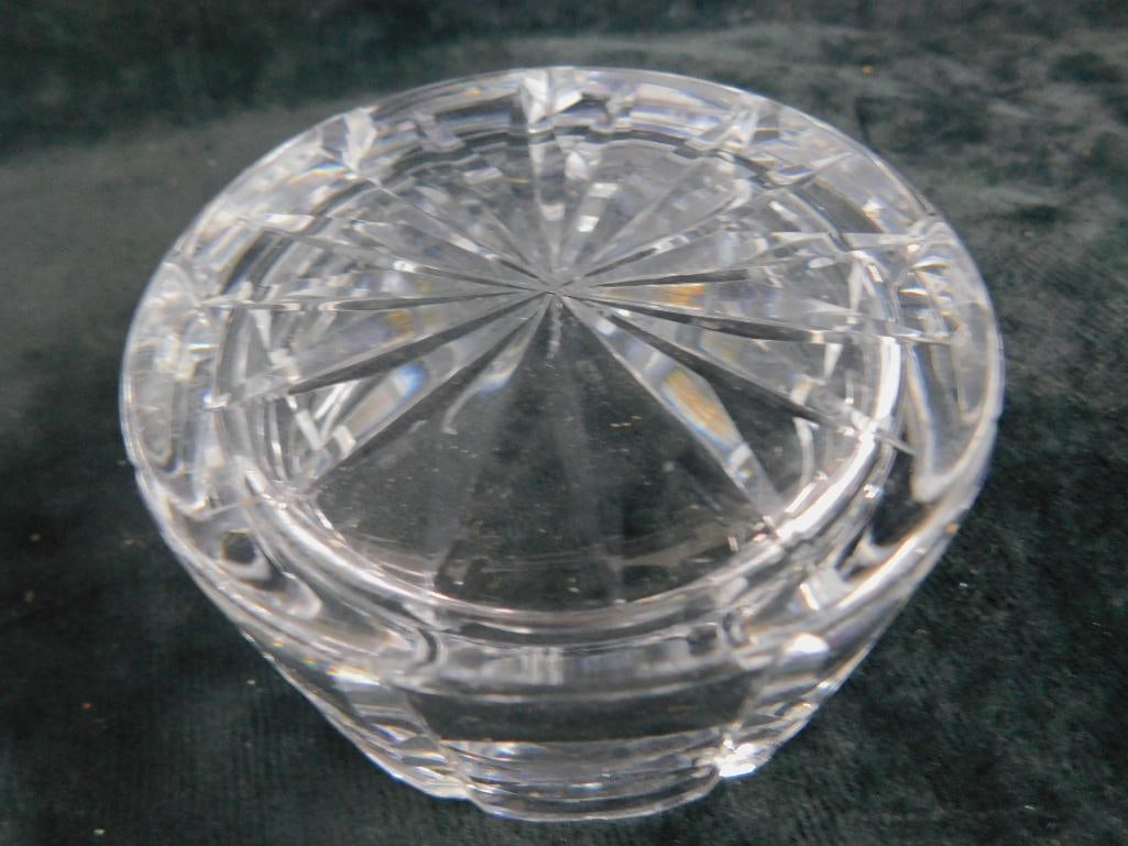 Waterford Crystal Ashtray 1.75" x 3.5" - Bowl 1.75" x 4.25" - 8