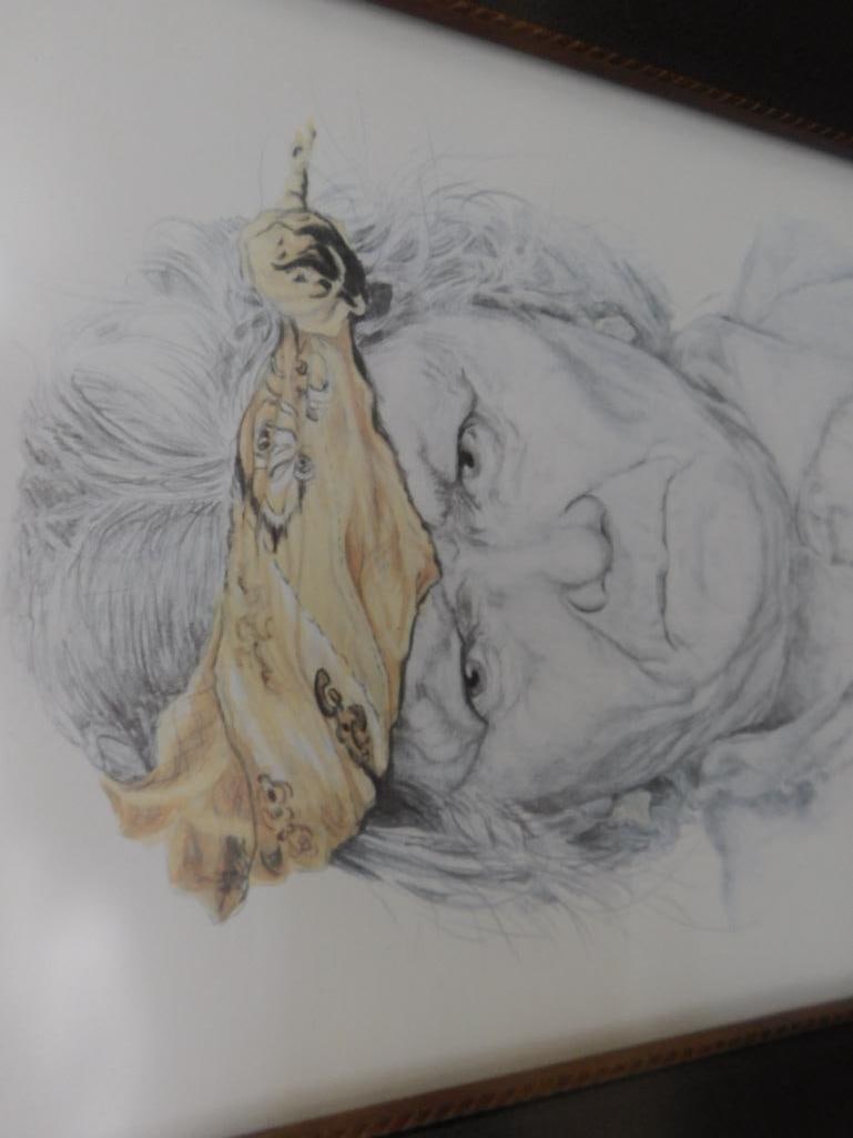 1984 Gale McKinley - Anderson SC - Limited Edition Colored Print - Native American - 3
