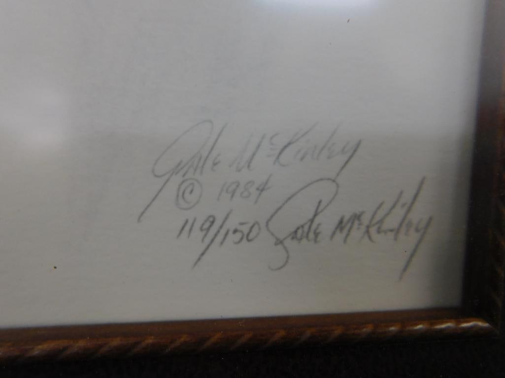 1984 Gale McKinley - Anderson SC - Limited Edition Colored Print - Native American - 5