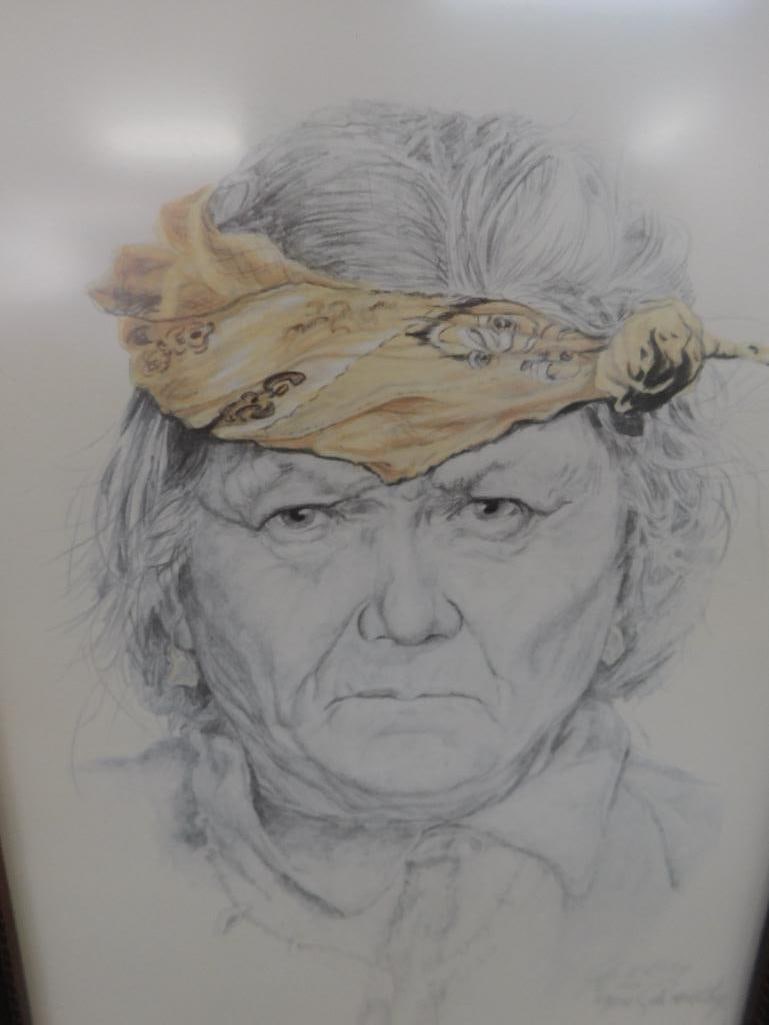 1984 Gale McKinley - Anderson SC - Limited Edition Colored Print - Native American - 6
