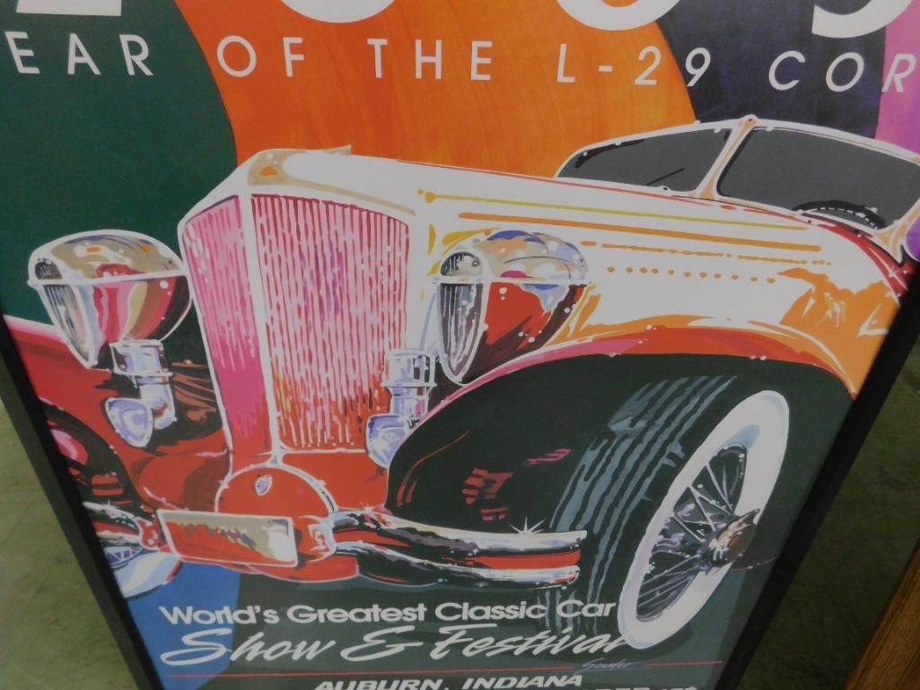 2003 Auburn Classic Car Show and Festival - Framed - 38.75" x 26.5" - 3