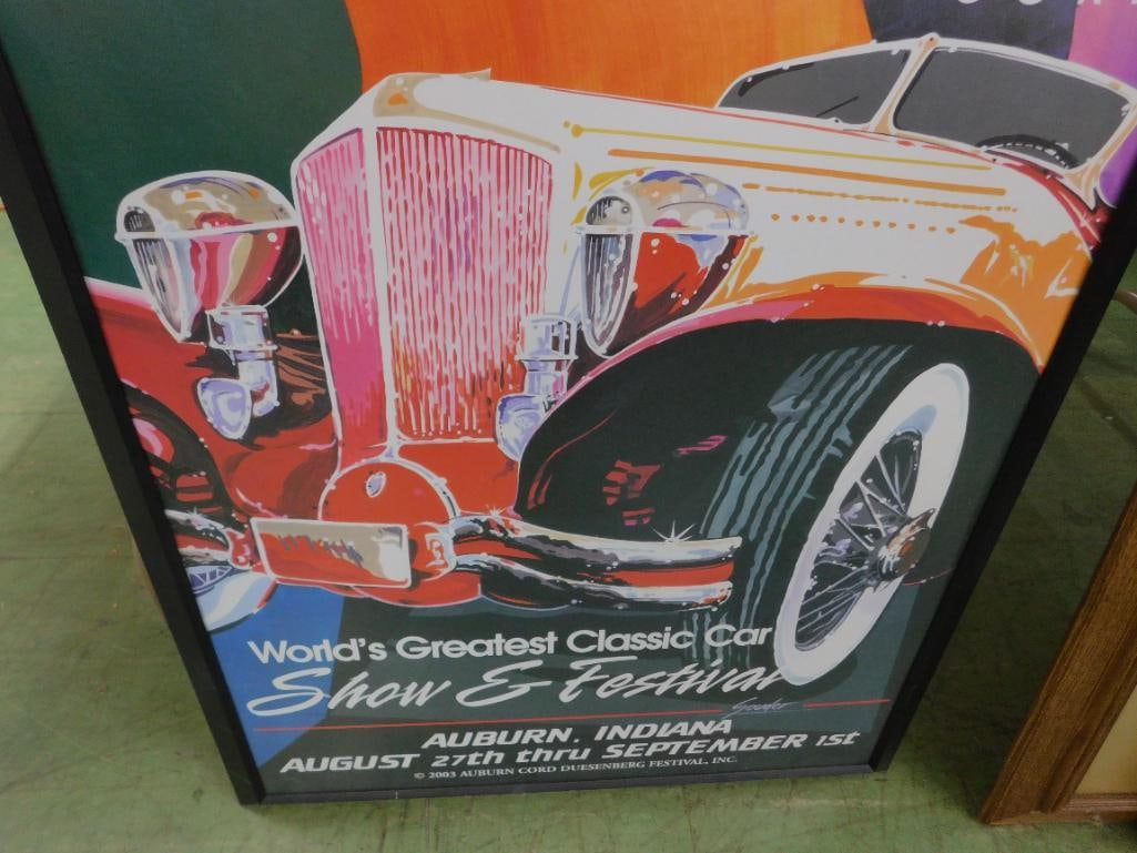 2003 Auburn Classic Car Show and Festival - Framed - 38.75" x 26.5" - 5