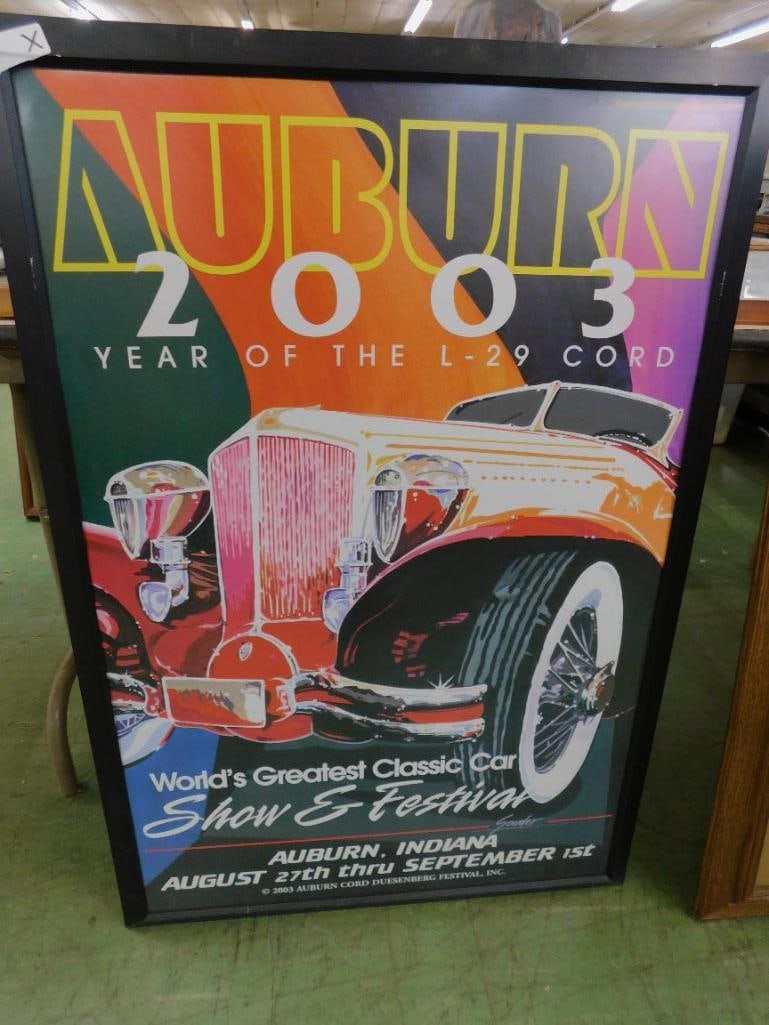 2003 Auburn Classic Car Show and Festival - Framed - 38.75" x 26.5" - 6
