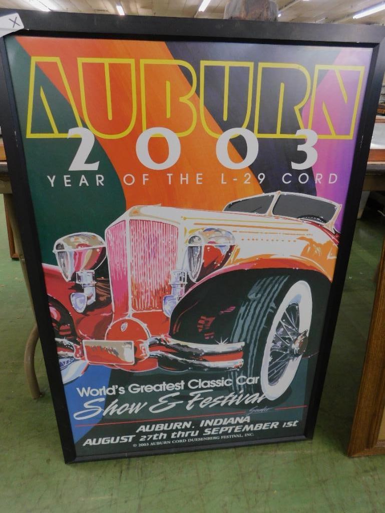 2003 Auburn Classic Car Show and Festival - Framed - 38.75" x 26.5" - 7