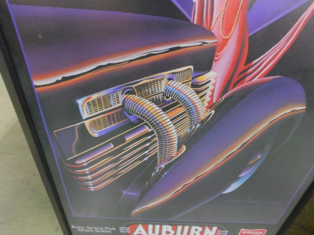 2003 Auburn Classic Car Auction and Show - Framed - 38.75" x 26.5" - 3