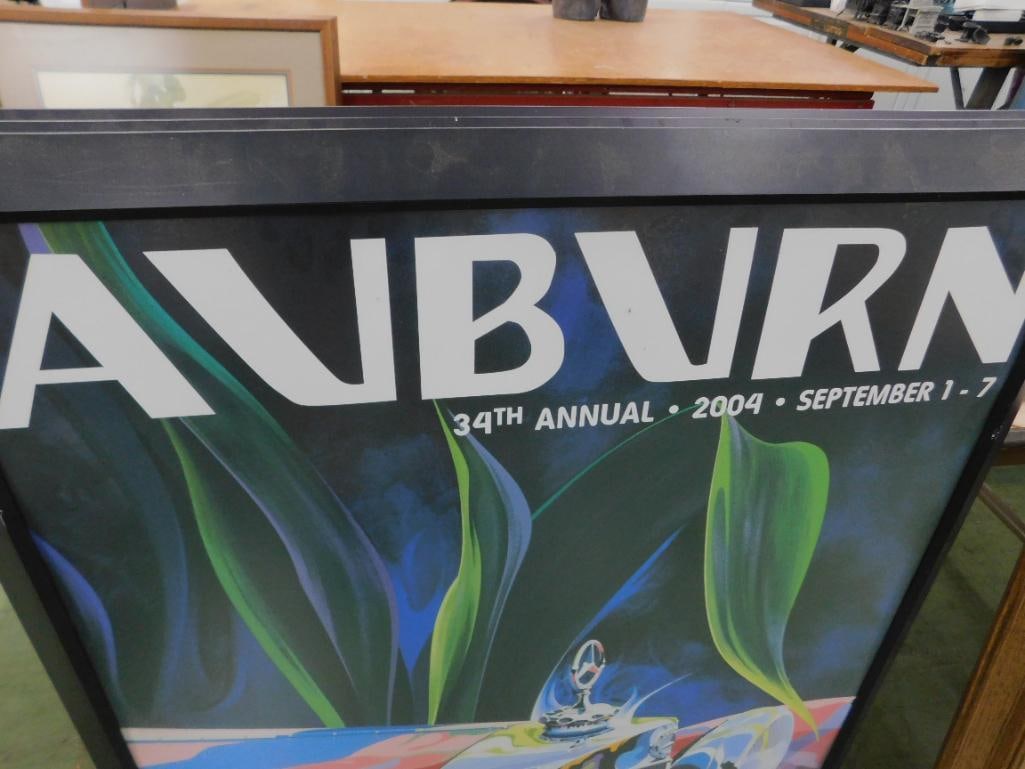 2004 Auburn Classic Car Auction and Show - Framed - 38.75" x 26.5" - 2