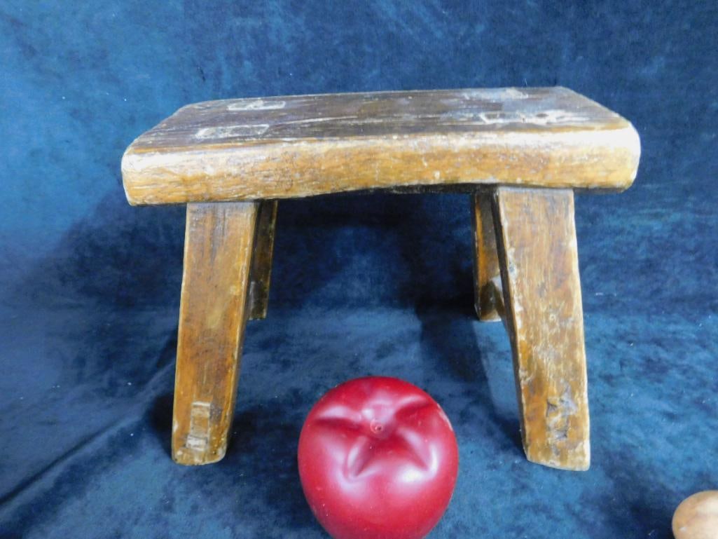 Lot with Shoe Stretchers - Small Stool - Handled Bin Scoop - 13