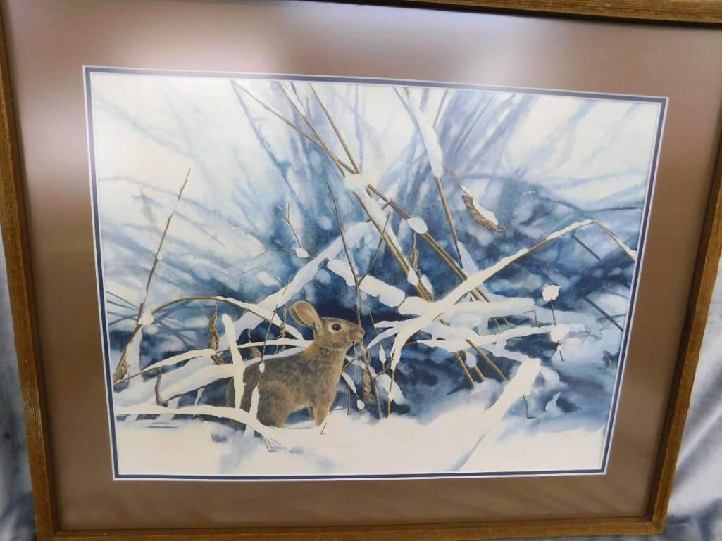 Jean Vietor Signed - Lithograph Print - Limited Edition 24/1000 - "Cotton World": 24.75" x 30.25" - See Photos For Condition and Details