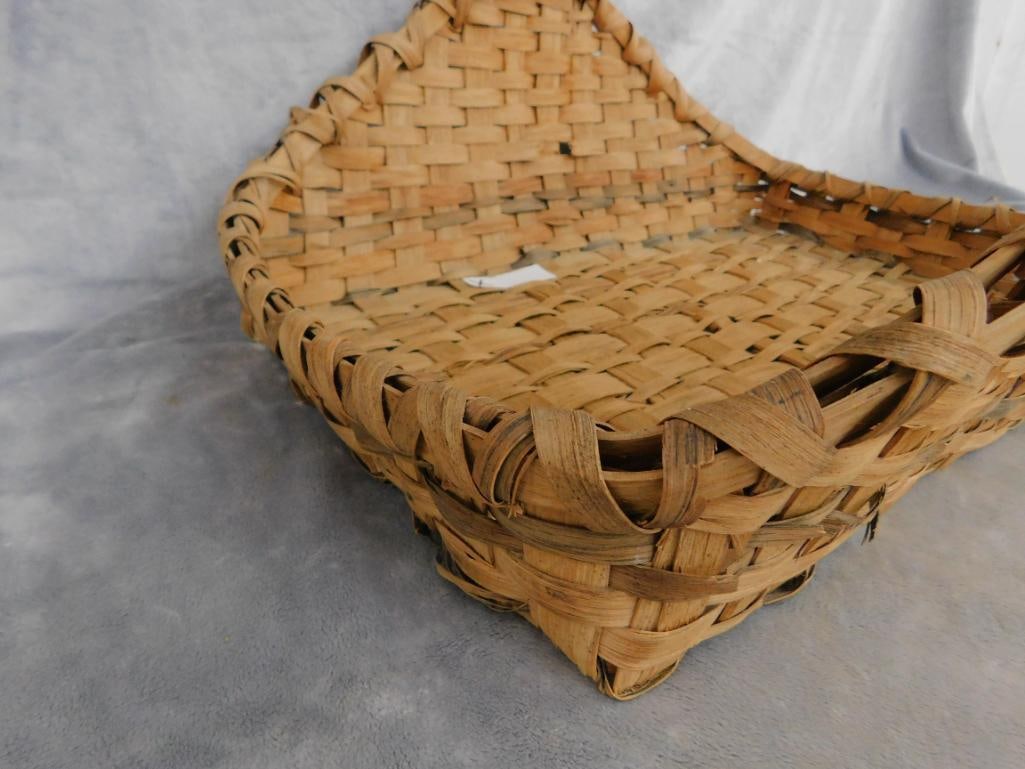 Vintage Large Handled Basket - 17" x 22" x 16" - 5