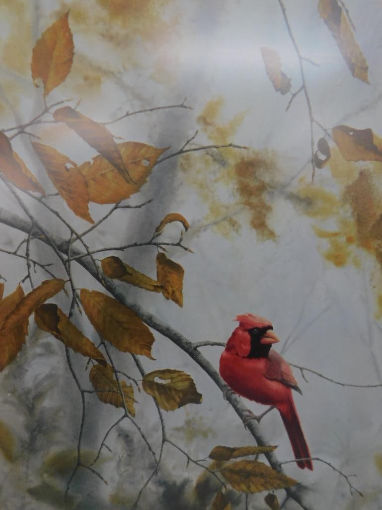 Jean Vietor Signed - Lithograph Print - Limited Edition 190/1000 - "Cardinal" - 27.5" x 22.5" - 2
