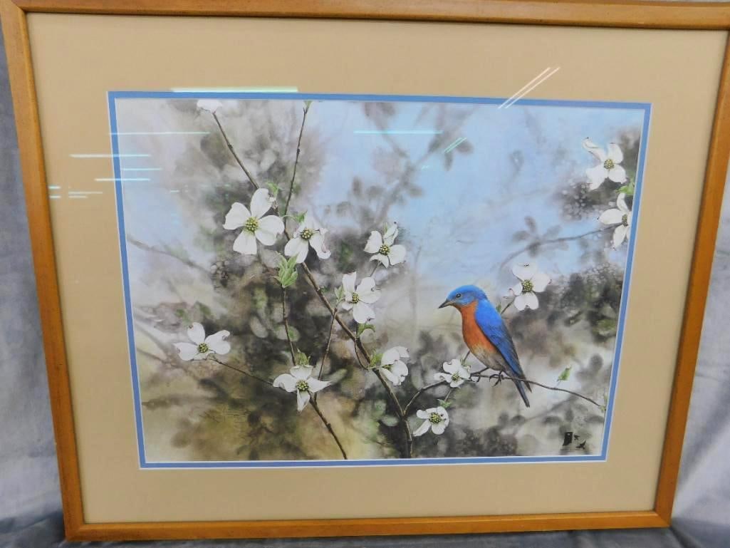 Jean Vietor Signed - Lithograph Print - "Welcome Spring" - 22.25" x 27.25": See Photos For Condition and Details
