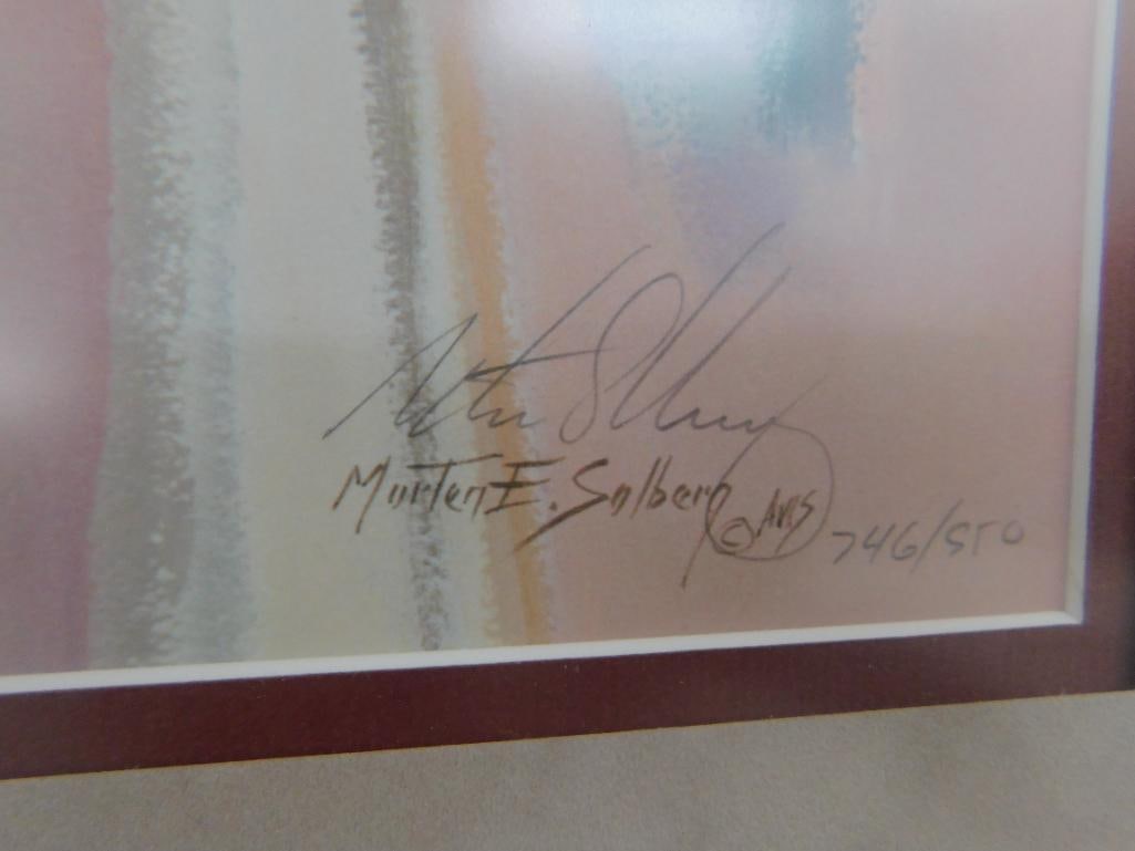 Morten Solberg Signed - Lithograph Print - Limited Edition - 746/950 - Native American - 7