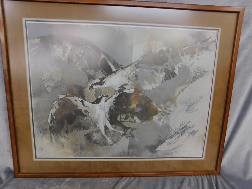 Sue Wise Signed - 1977 Lithograph Print - Limited Edition 878/950 - 30" x 38" - 12