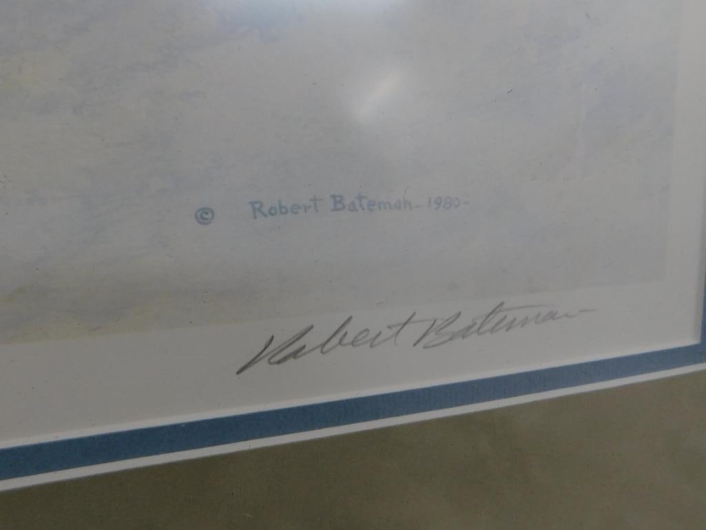 Robert Bateman Signed - 1980 Lithograph Print - "White Encounter" - Limited Edition 778/950 - 5