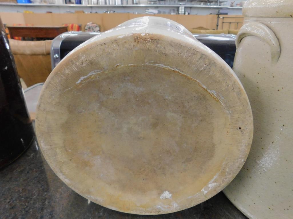 5 Gallon UHL Acorn Wares Pottery Crock - 13" x 12" - 7