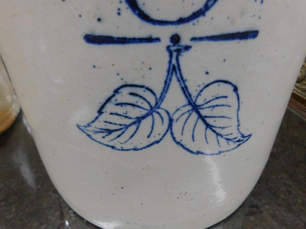 Redwing 3 Gallon Pottery Crock - Decorated - 10.5" x 11" - 3