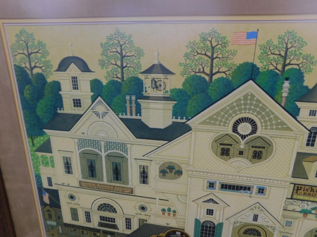 Charles Wysocki - Limited Edition Print 622/1000 - "Derby Square" - 35" x 43" - 3