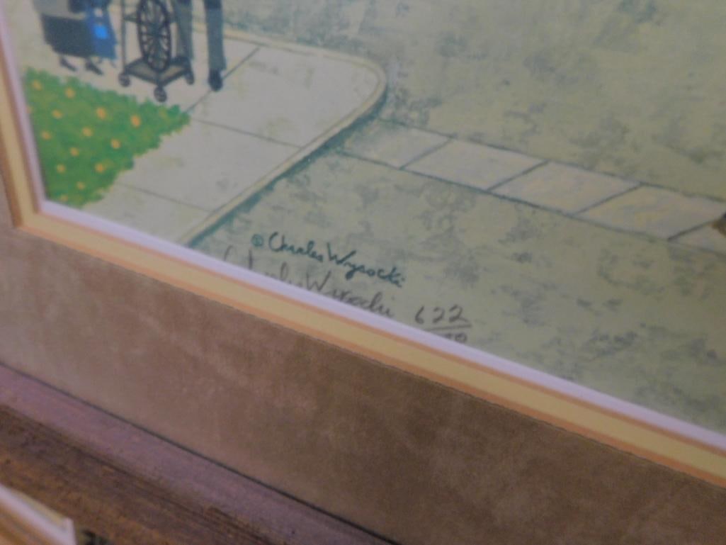 Charles Wysocki - Limited Edition Print 622/1000 - "Derby Square" - 35" x 43" - 8