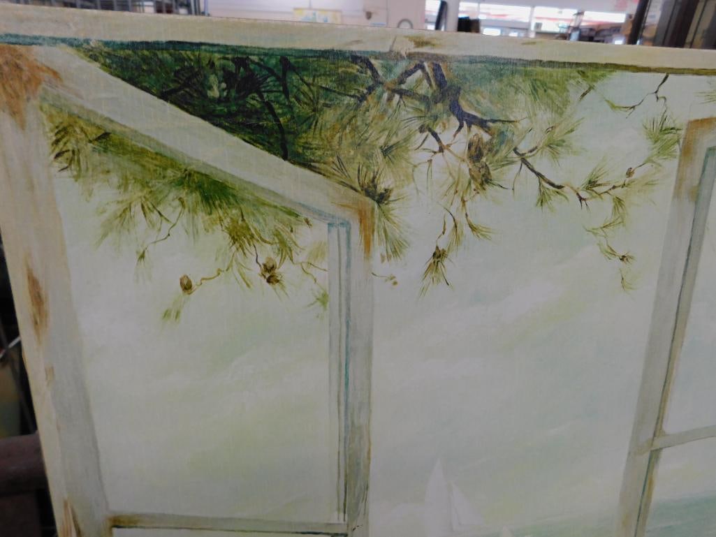 Fabrice de Villeneuve - Giclee On Canvas - "Narcissus In Window" - Limited Edition 621/995 - 7