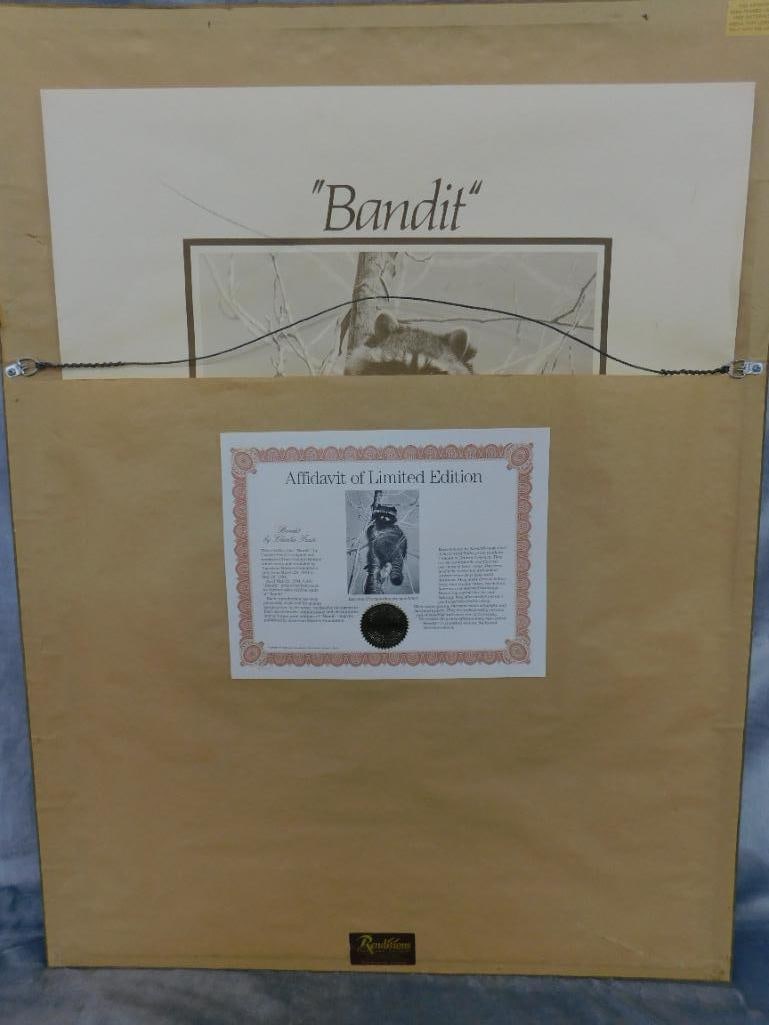 Charles Frace - "Bandit" - Limited Edition Signed Print 4451/6431 - 34" x 26" - 8