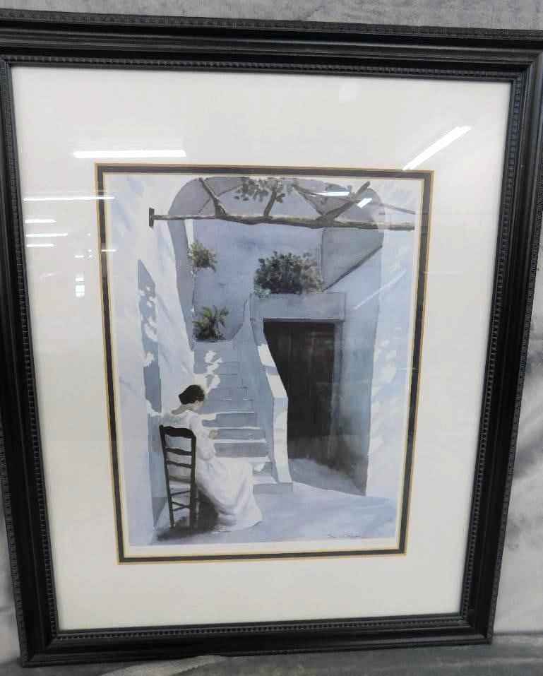 Jim Wilshire Signed Print - Artist Proof - "Blue Lady" - 22.5" x 18.5": See Photos For Condition and Details