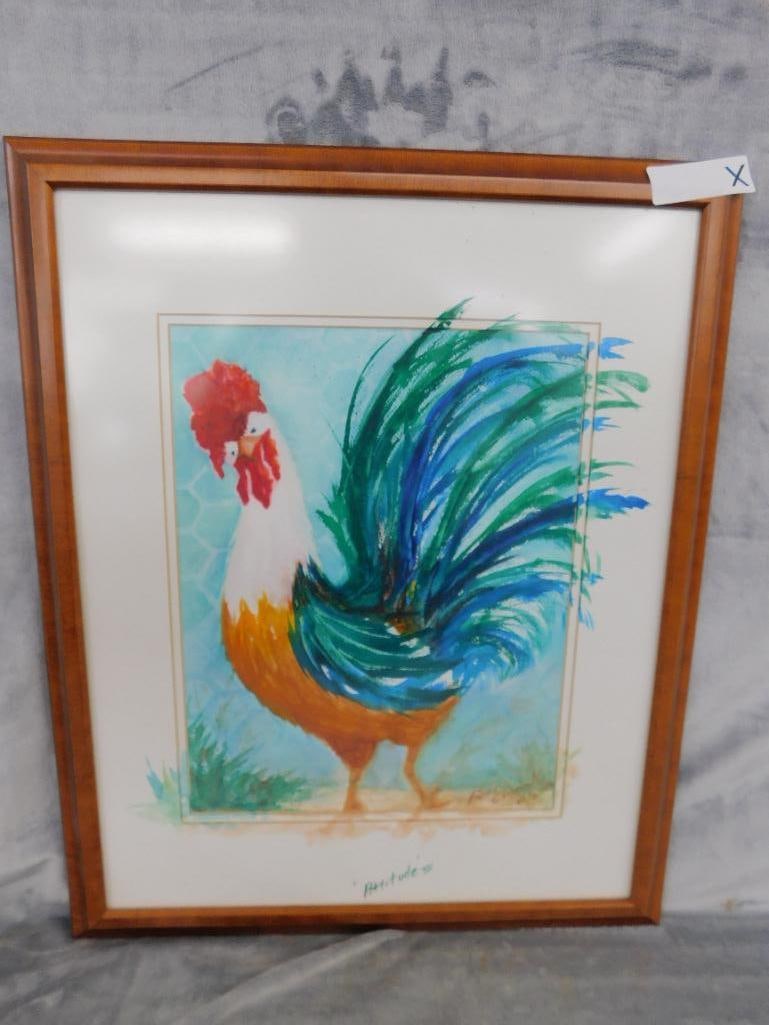 Bess Ciupak Signed Watercolor - "Attitude XII" - 22" x 18" - 10