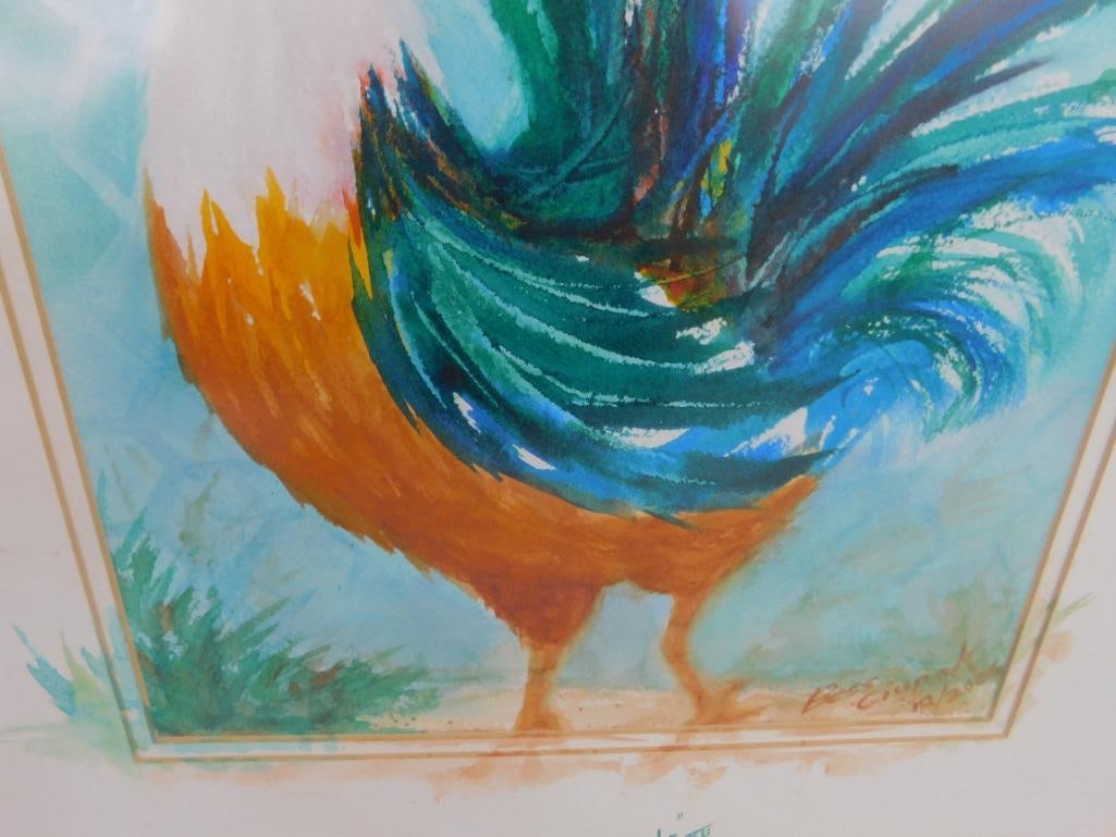 Bess Ciupak Signed Watercolor - "Attitude XII" - 22" x 18" - 4