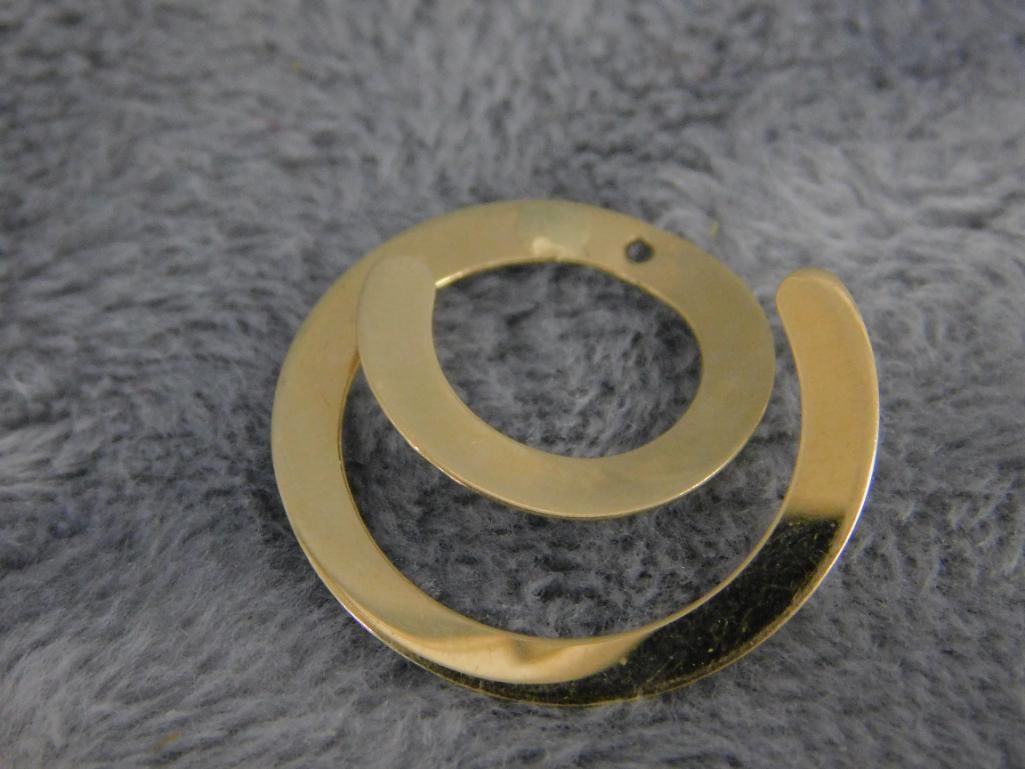 14K Yellow Gold - Post Earring Enhancers - 1.83 Grams - 3