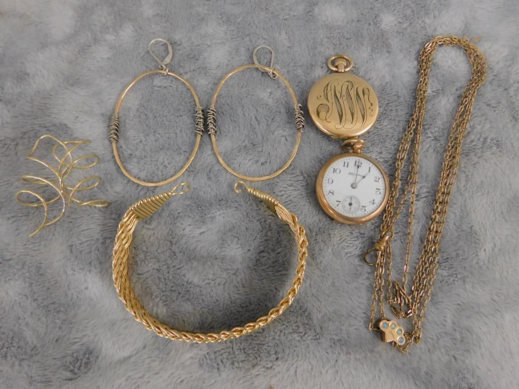 Tray Lot of Gold Filled Jewelry - 10