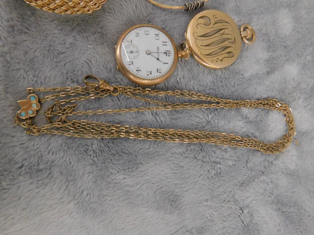 Tray Lot of Gold Filled Jewelry - 8