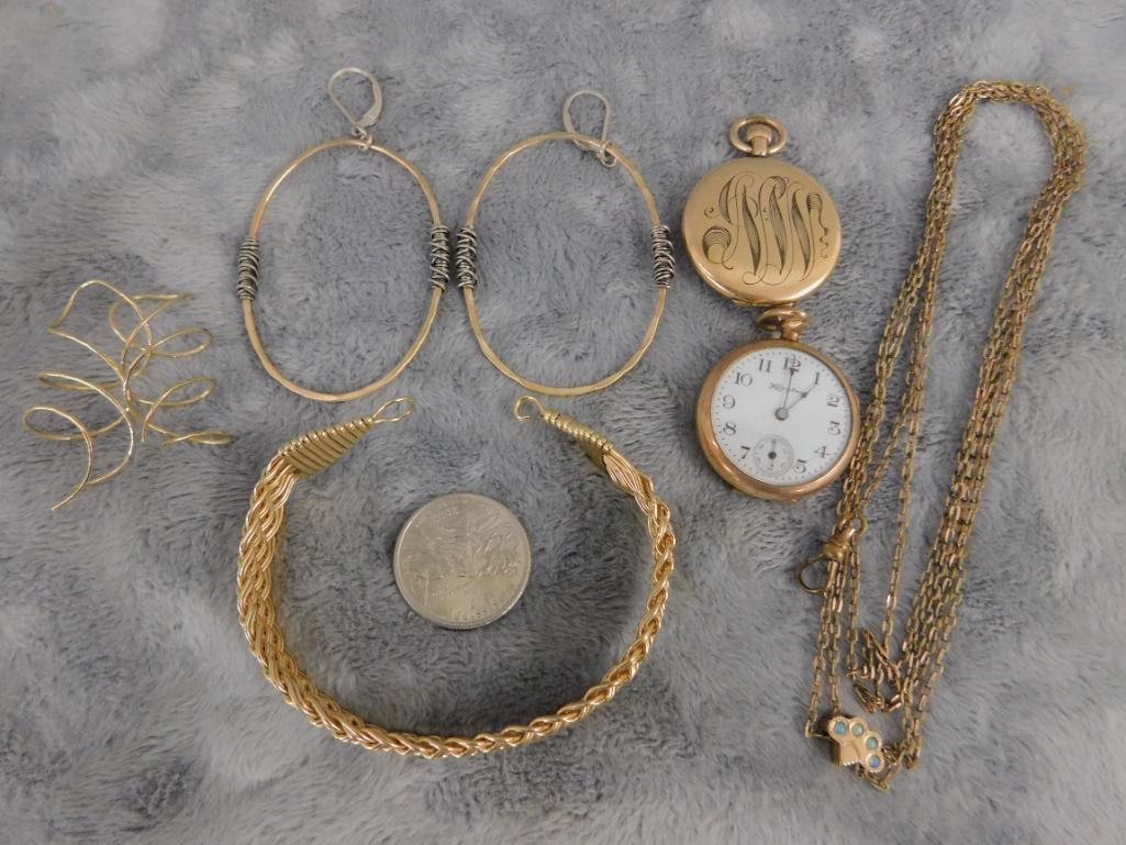 Tray Lot of Gold Filled Jewelry - 9