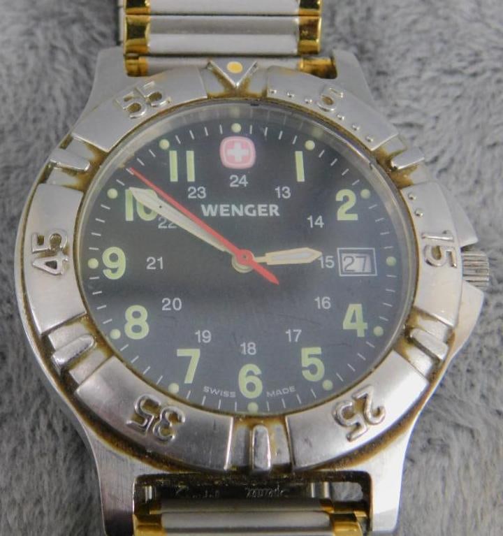 Wenger Swiss Army Mens Wristwatch: See Photos For Condition and Details