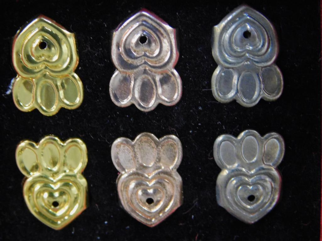Sterling Silver - Pierced Earring Enhancers - Brooch - Ring Size 6 - 18.07 Grams TW - 5