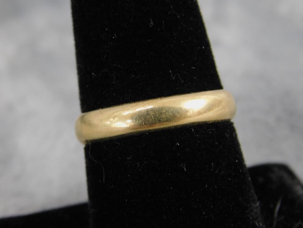 14K Yellow Gold - Wedding Band - Size 9.5 - 4.33 Grams - 6