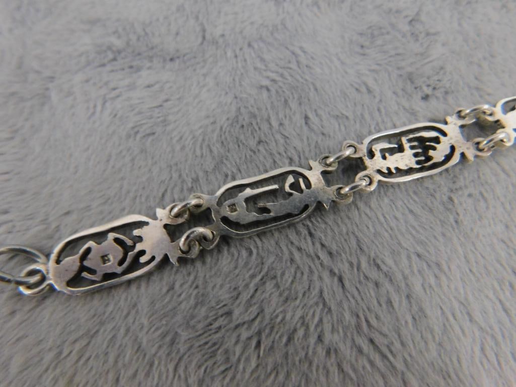 Sterling Silver - 8" Bracelet - 11.76 Grams - 6