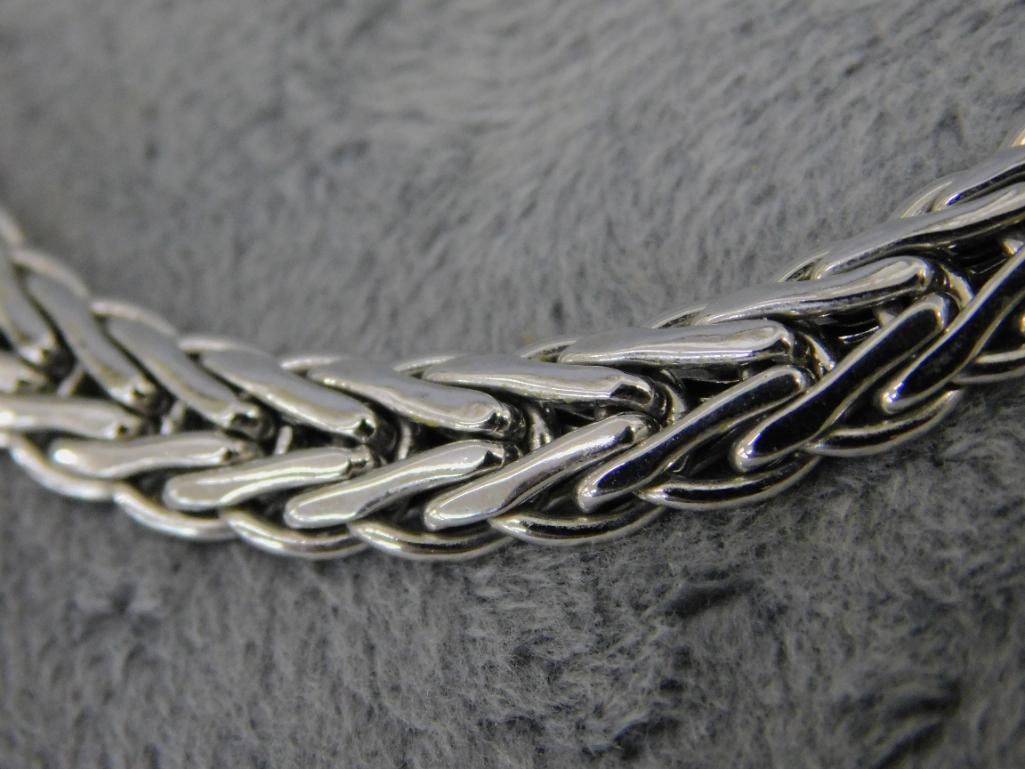 14K White Gold - 17.5" Necklace - 41.29 Grams - 3