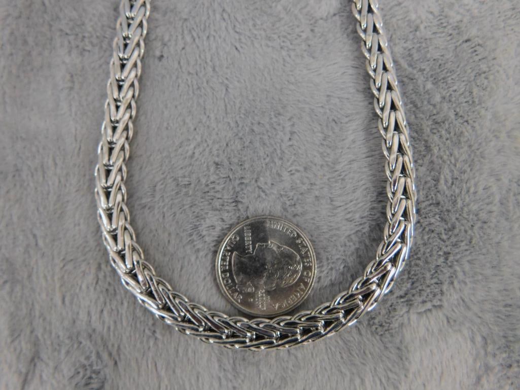 14K White Gold - 17.5" Necklace - 41.29 Grams - 5