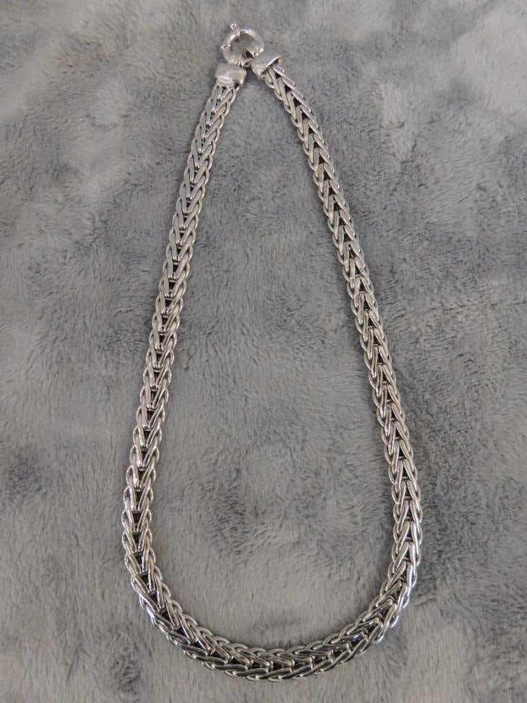 14K White Gold - 17.5" Necklace - 41.29 Grams - 6