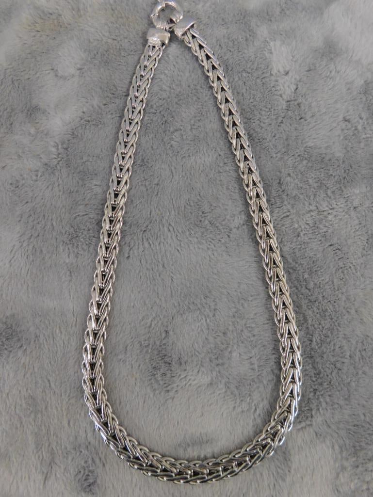 14K White Gold - 17.5" Necklace - 41.29 Grams - 7