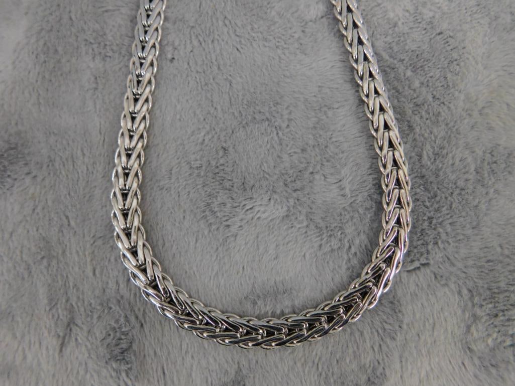 14K White Gold - 17.5" Necklace - 41.29 Grams - 8