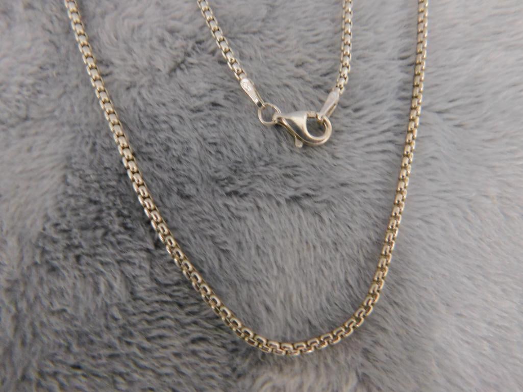 Sterling Silver - 32" Necklace - 11.84 Grams - 6