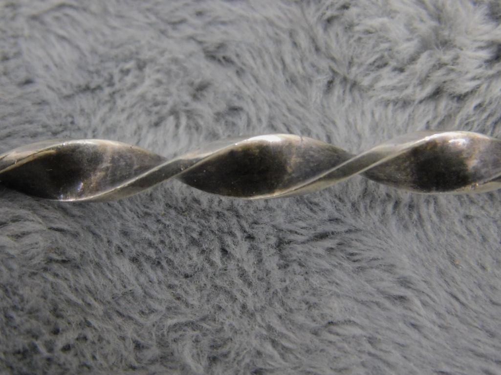 Sterling Silver - 3 Collector Spoons - 1 Fork - 3