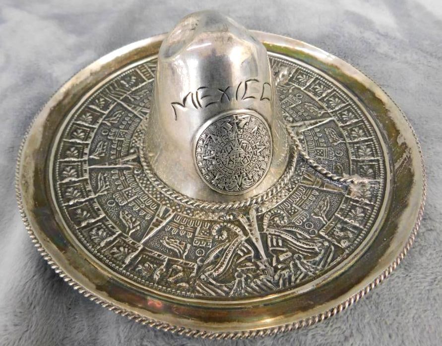 Sterling Silver - Mexican Sombrero - 140.59 Grams TW: See Photos For Condition and Details