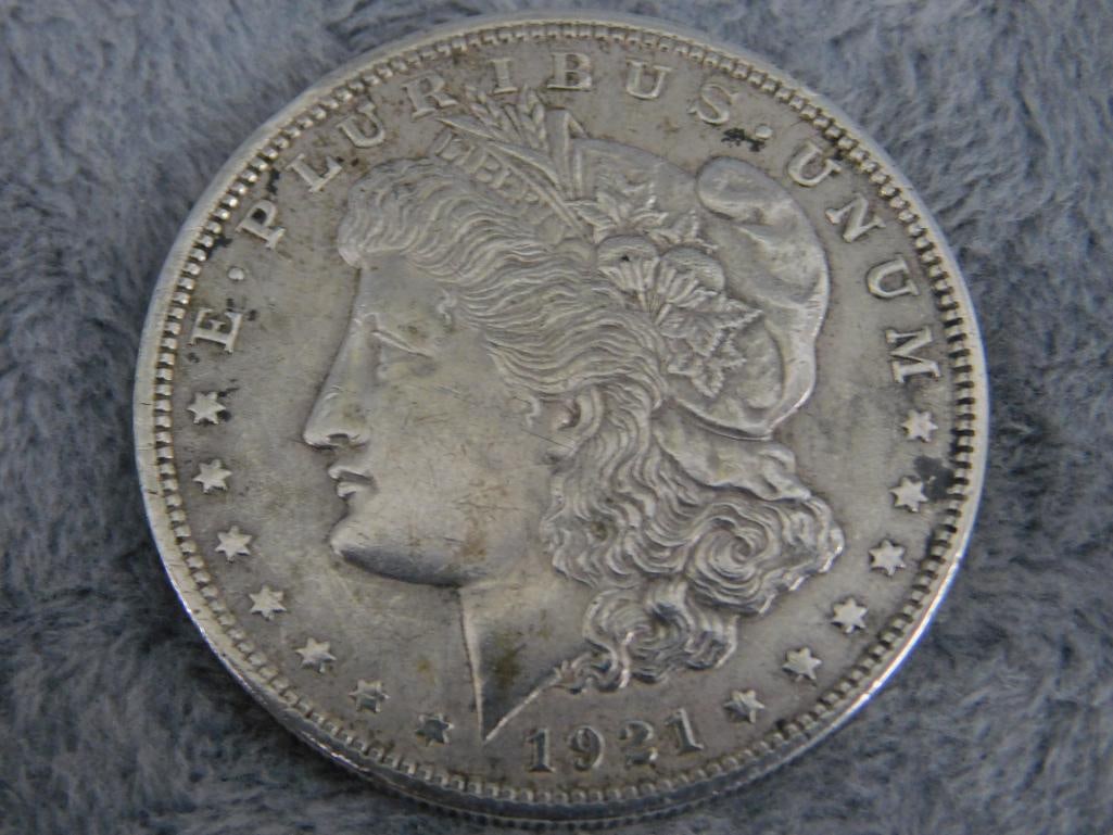 1921 Morgan Silver Dollar - 26.66 Grams - 5