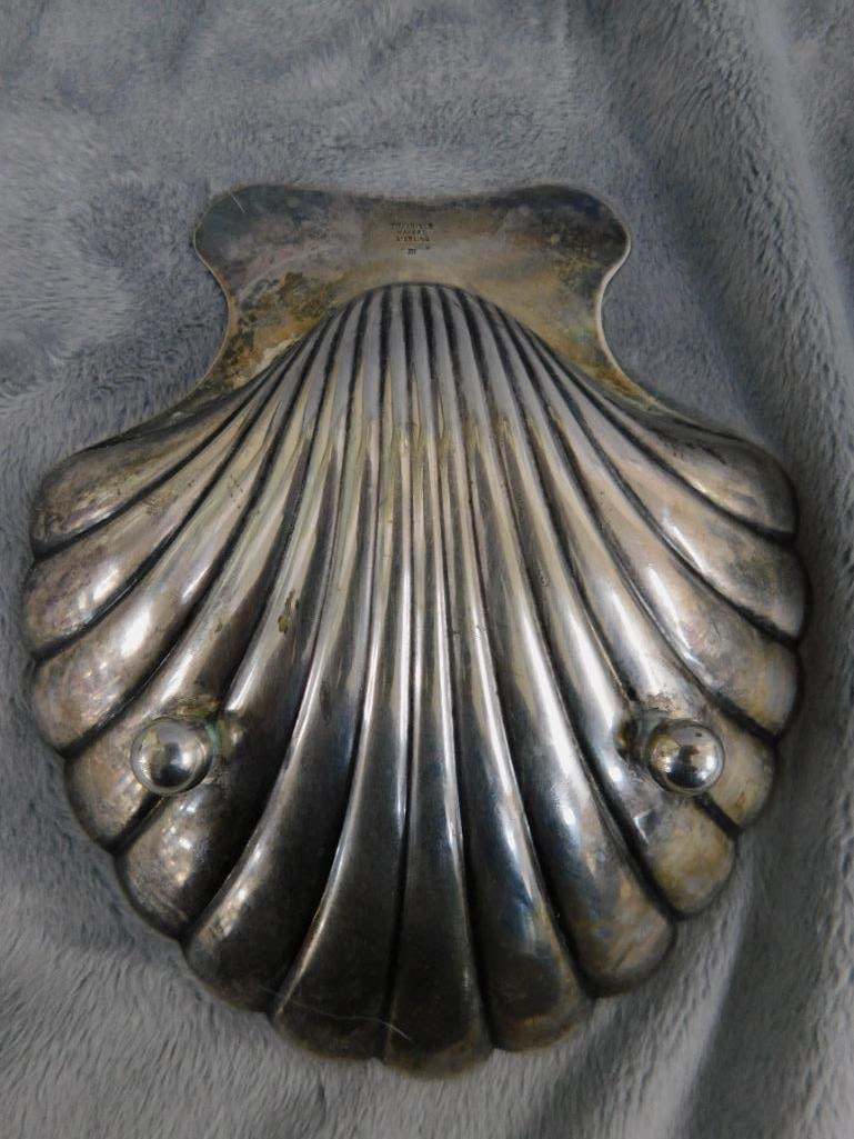 Sterling Silver - Tiffany and Company - Shell Nut Dish - 135.76 Grams - 6
