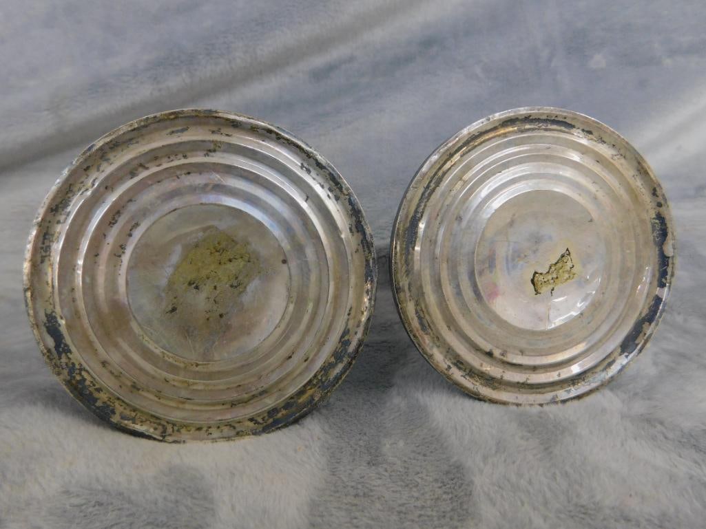 Sterling Silver - Fisher Weighted Candle Stick Holders - 6