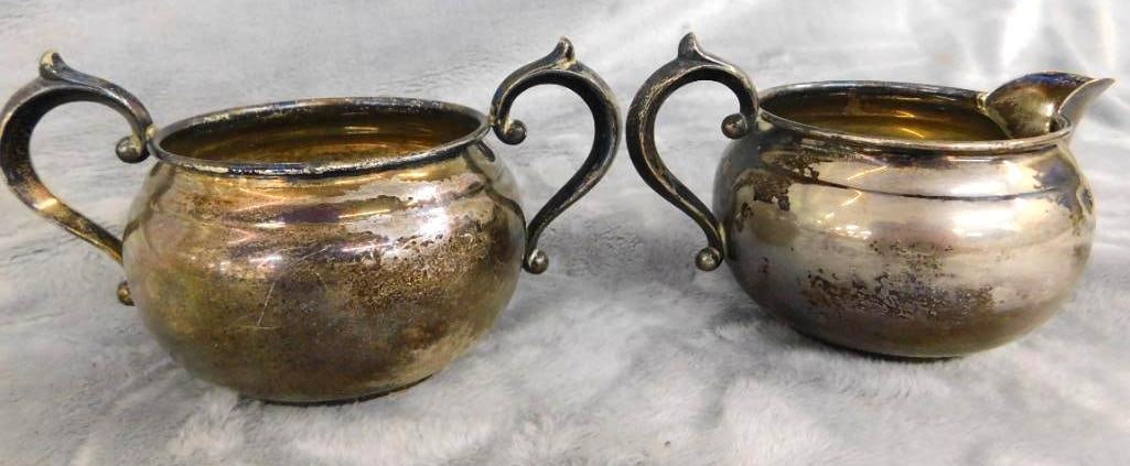 Sterling Silver - Gorham Creamer and Sugar - 166.7 Grams: See Photos For Condition and Details