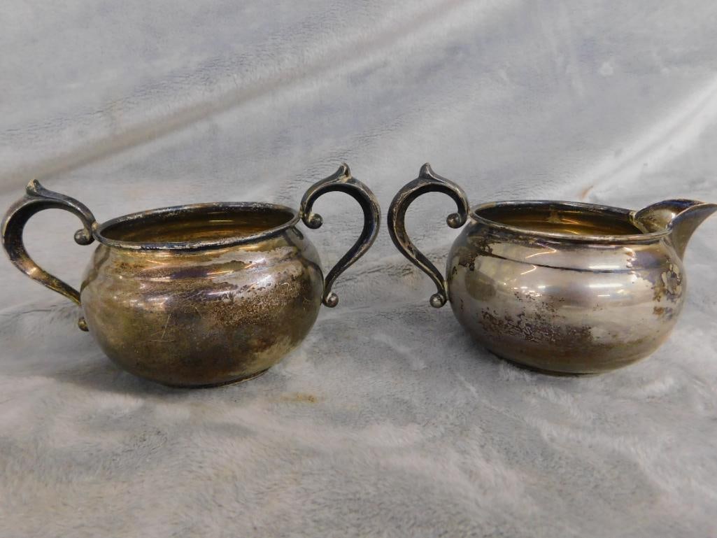 Sterling Silver - Gorham Creamer and Sugar - 166.7 Grams - 6